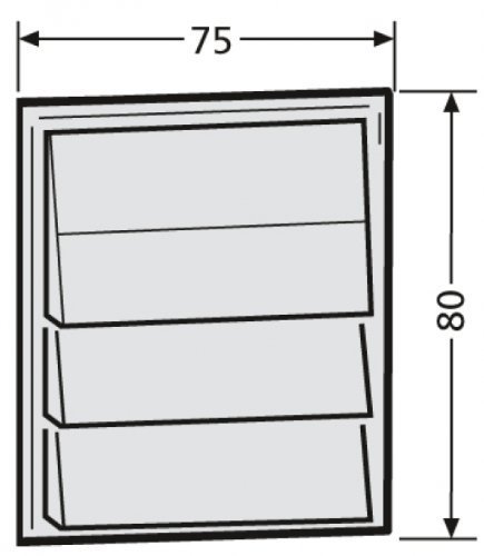 RENZ Tastenmodul mit 4 Klingeltaster 97-9-85272 grau